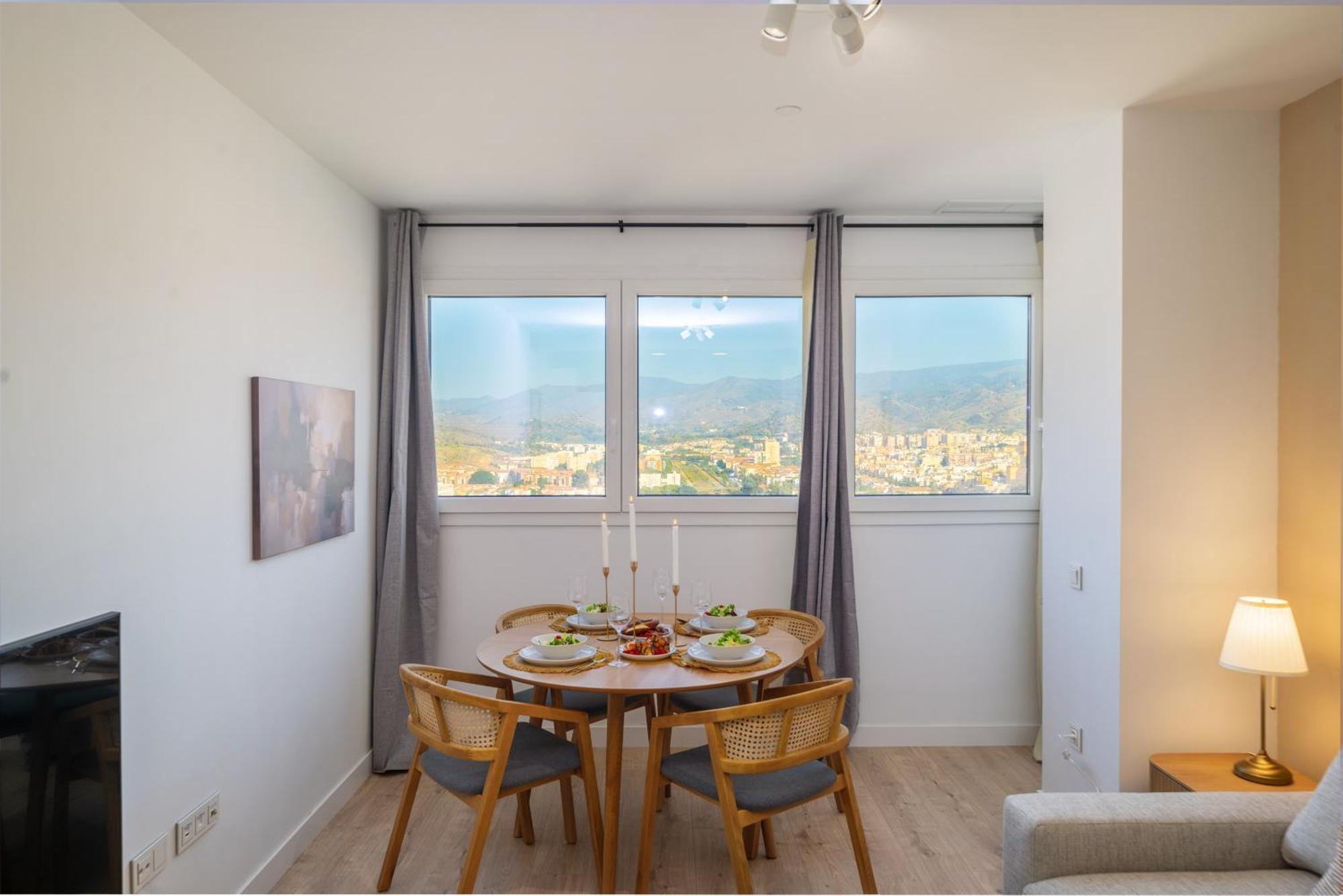 Apartamento Xpce Urban 3 Malaga Skyline - Parking Free Exterior foto